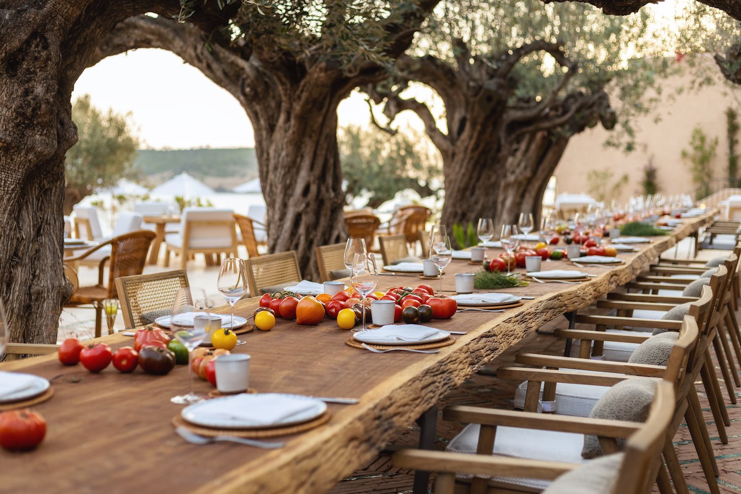 resort Six Senses Ibiza mesa terraza