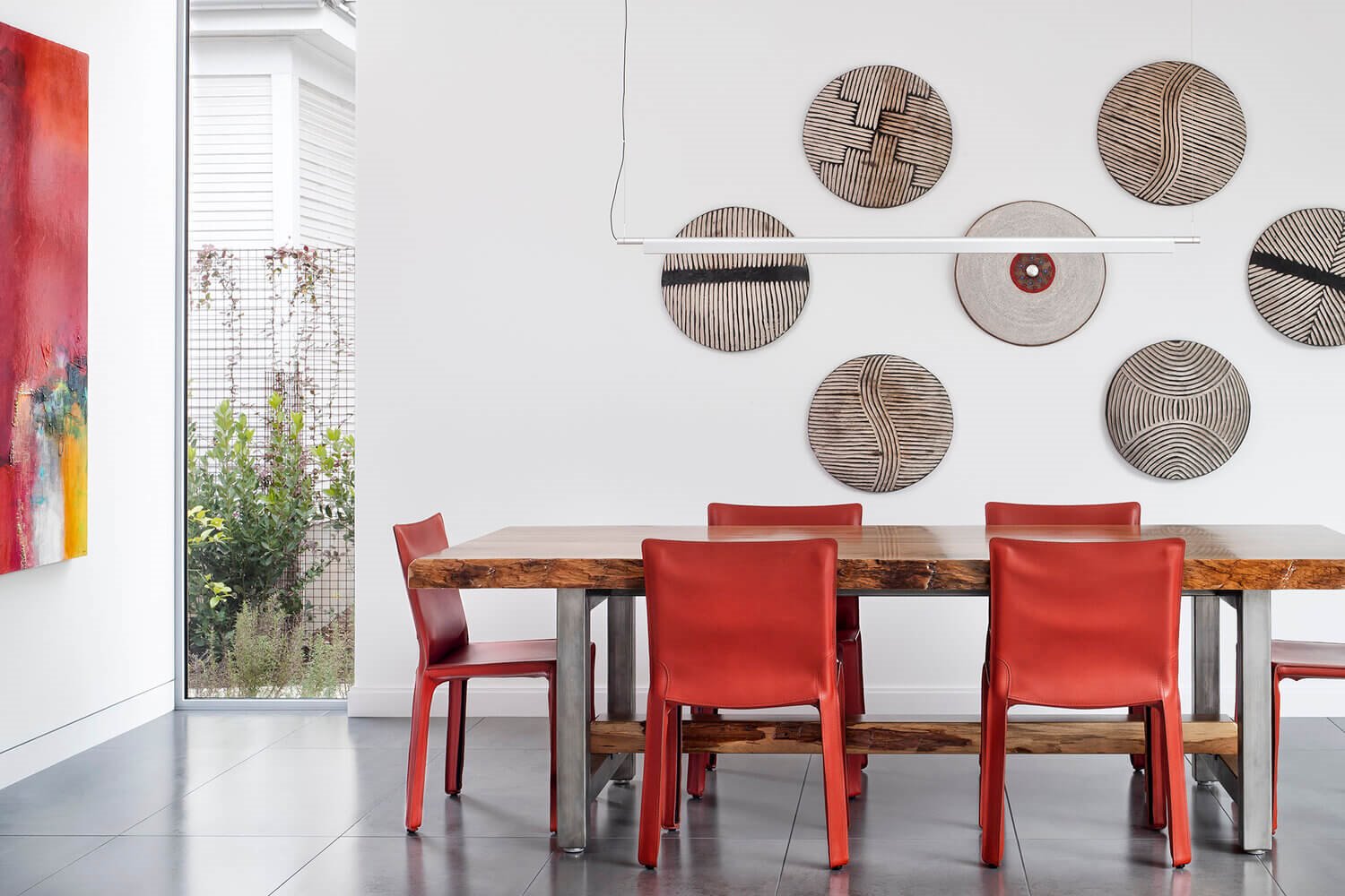 Bungaló centenario moderno comedor colección en pared