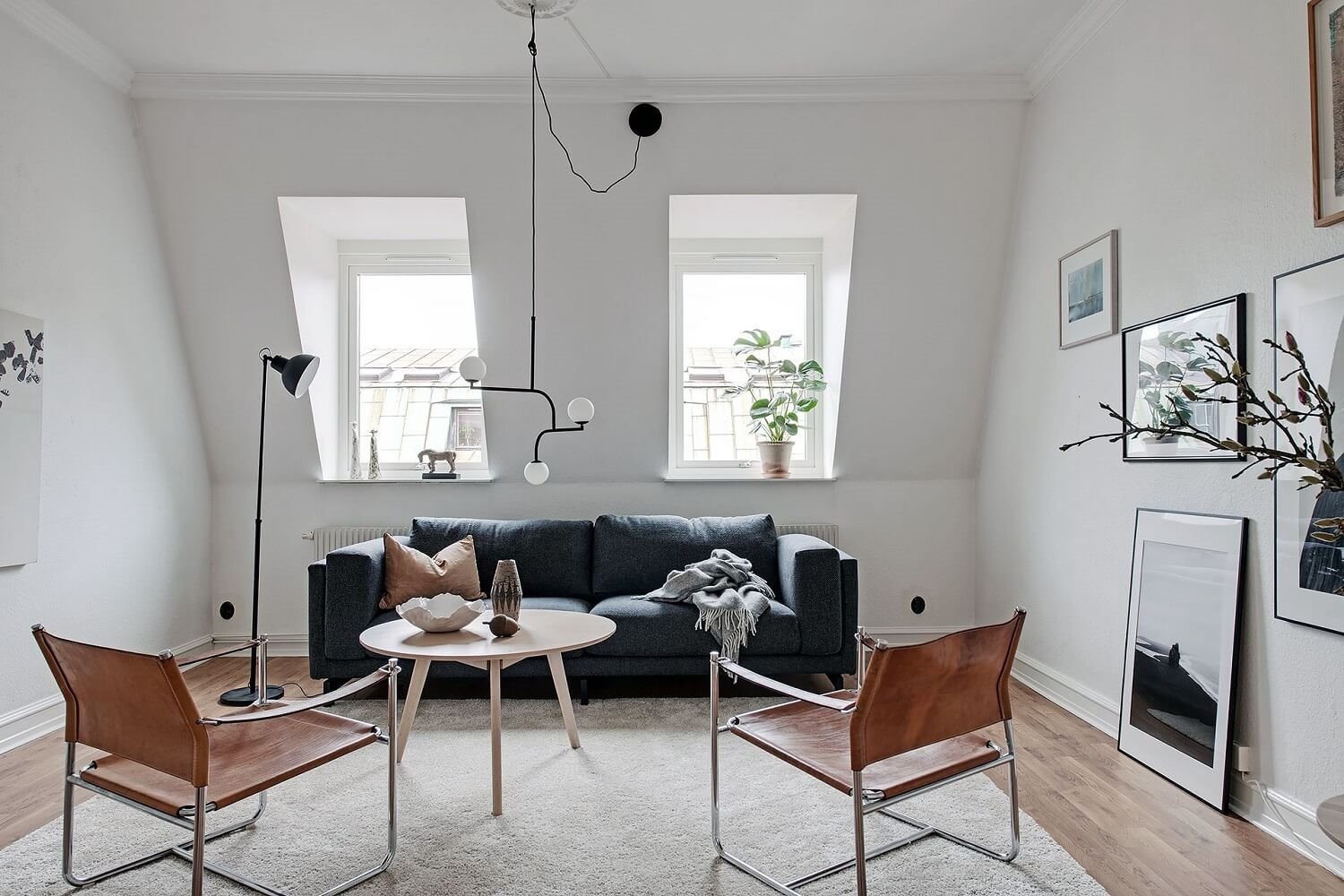 Casa estilo nórdico salón