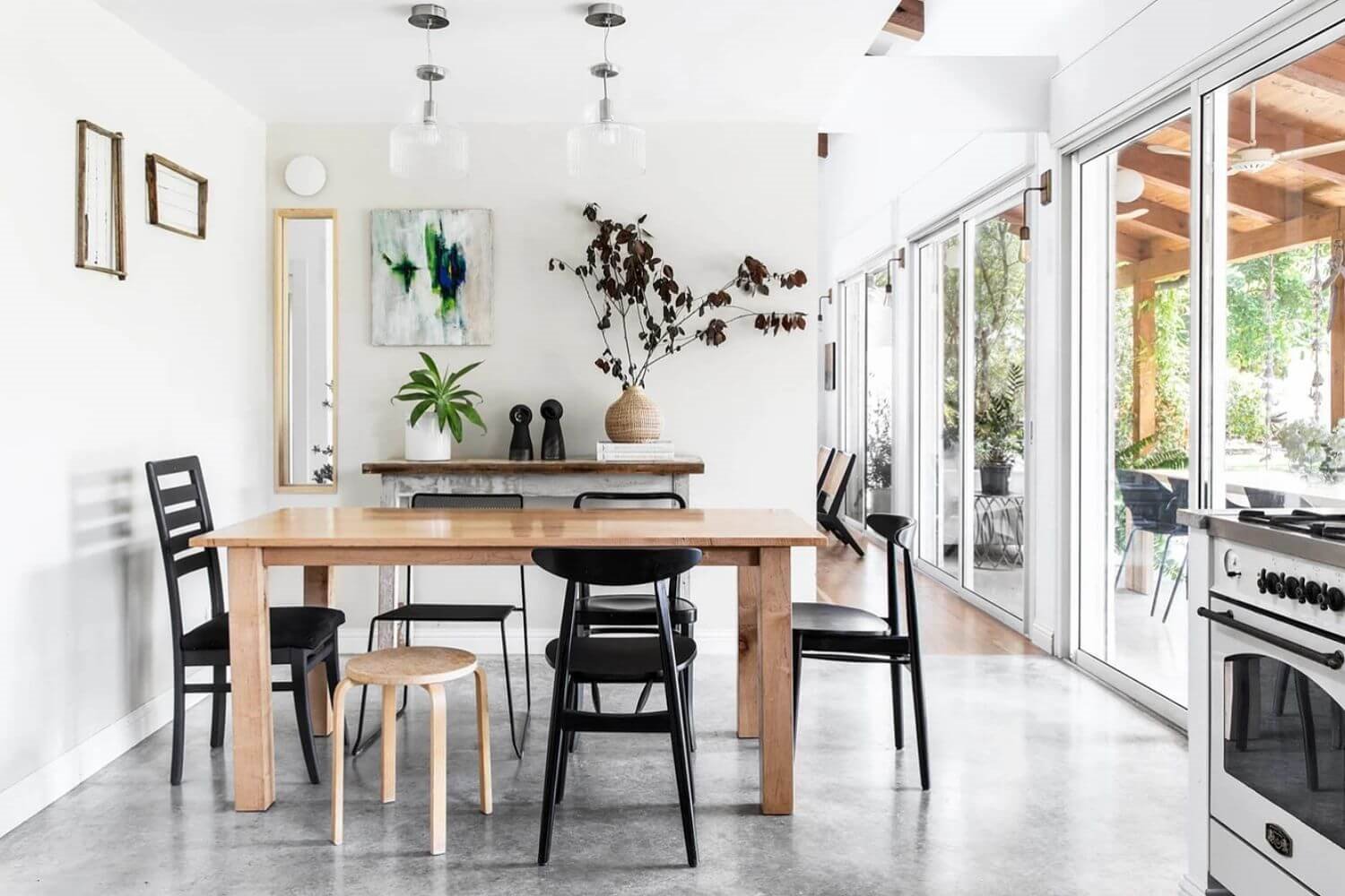 Moderno bungaló comedor