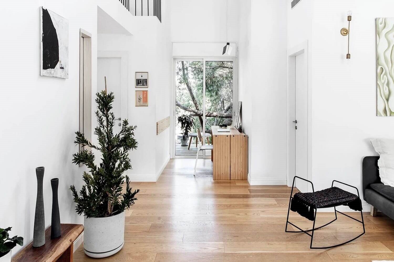 Moderno bungaló espacio de trabajo
