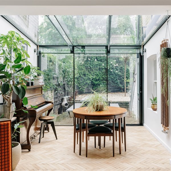 Este apartamento en Londres esconde un maravilloso jardín interior
