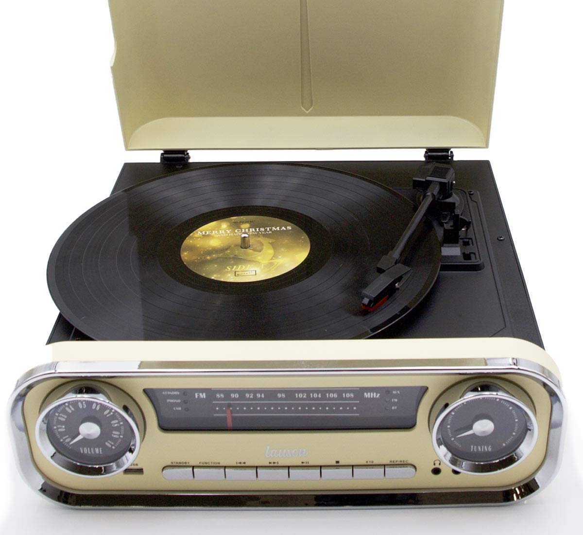 Tocadiscos de vinilo diseño vintage Lauson 01TT15 (2)