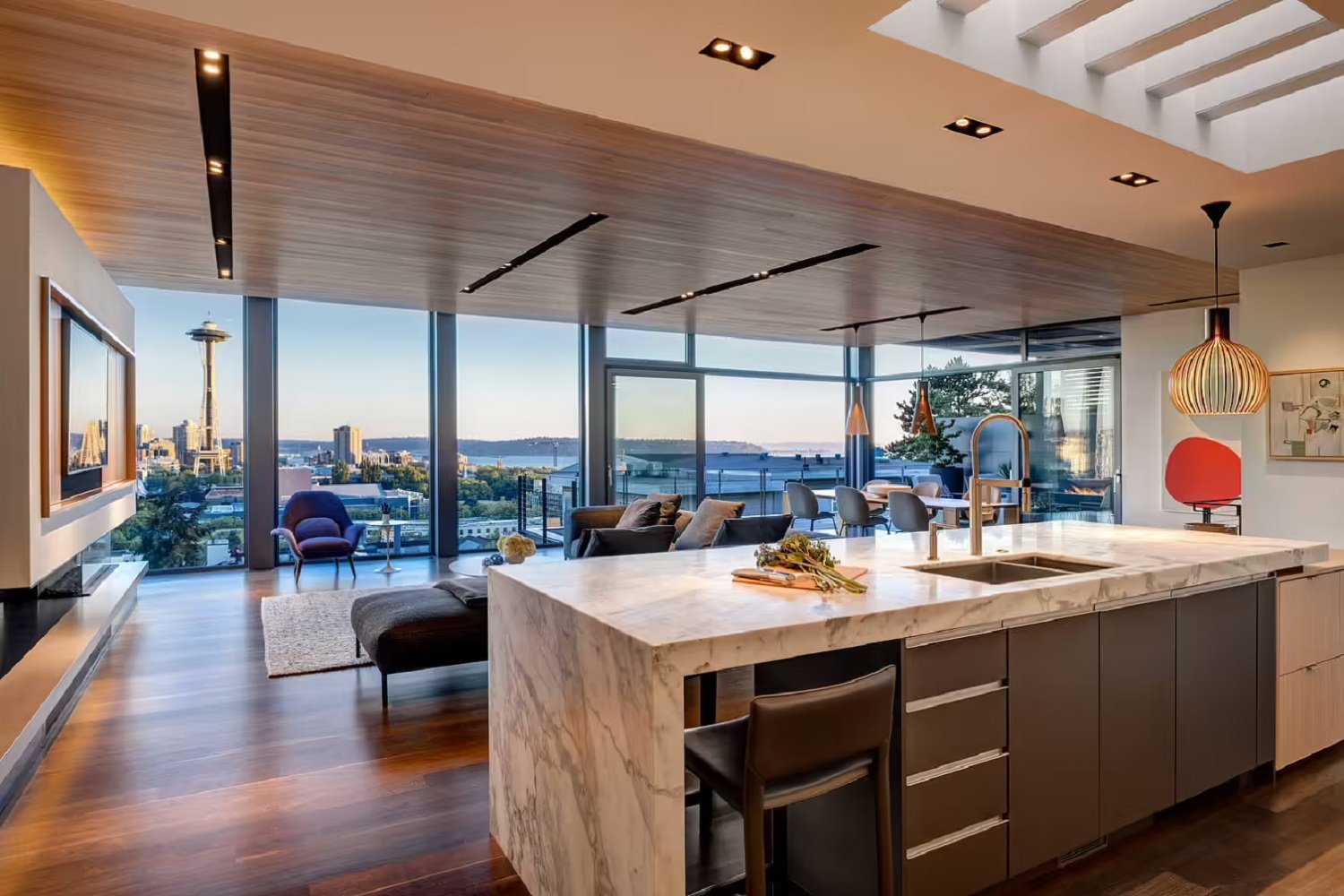 Casa Seattle cocina comedor salón