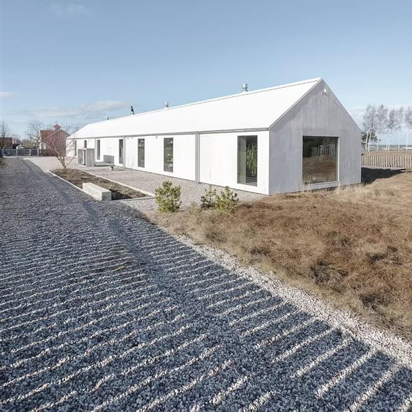 Esta casa está inspirada en las tradicionales cabañas de pescadores
