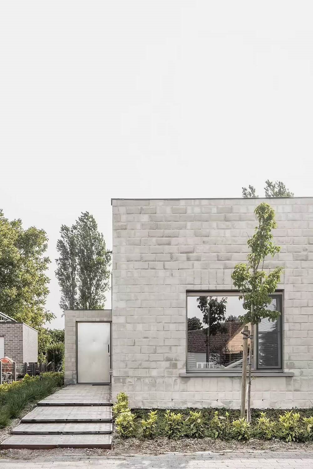 Bungaló belga fachada