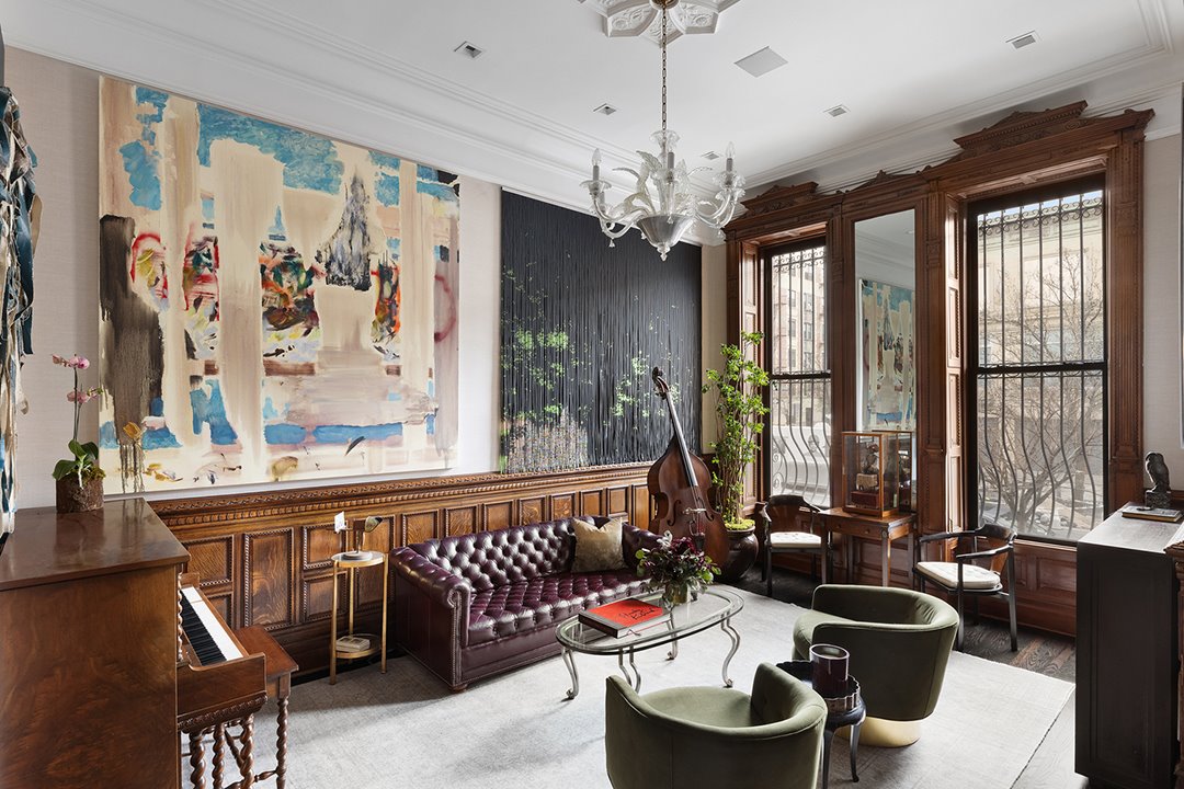 Casa del actor Neil Patrick Harris sala con instrumentos musicales