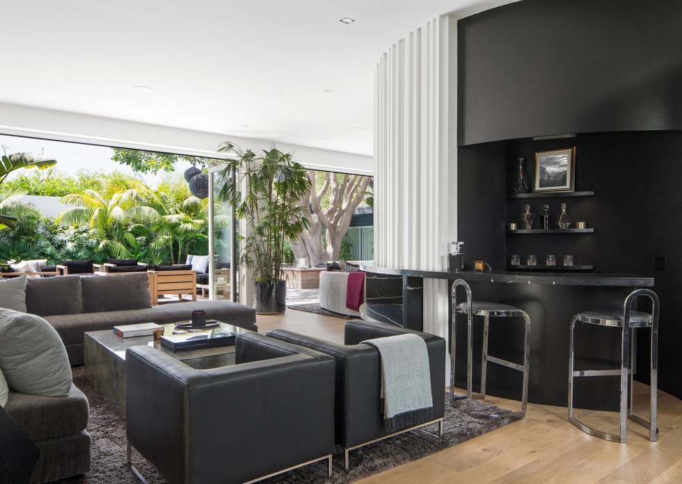 Casa moderna Cindy Crawford barra bar