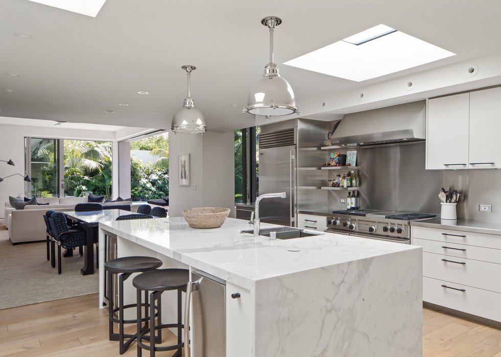 Casa moderna Cindy Crawford cocina