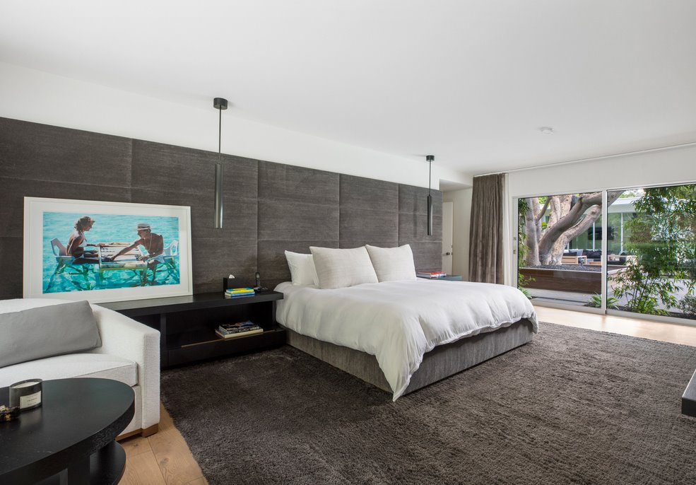 Casa moderna Cindy Crawford dormitorio