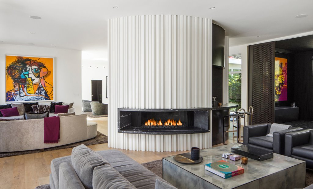 Casa moderna Cindy Crawford salón
