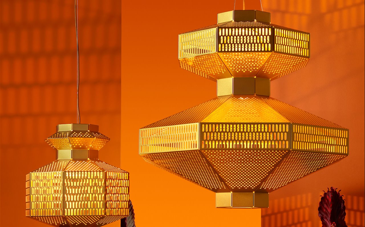 En tres tamaños, el precio de lámparas de suspensión oscila entre los 2.361 y los 4.616 euros.