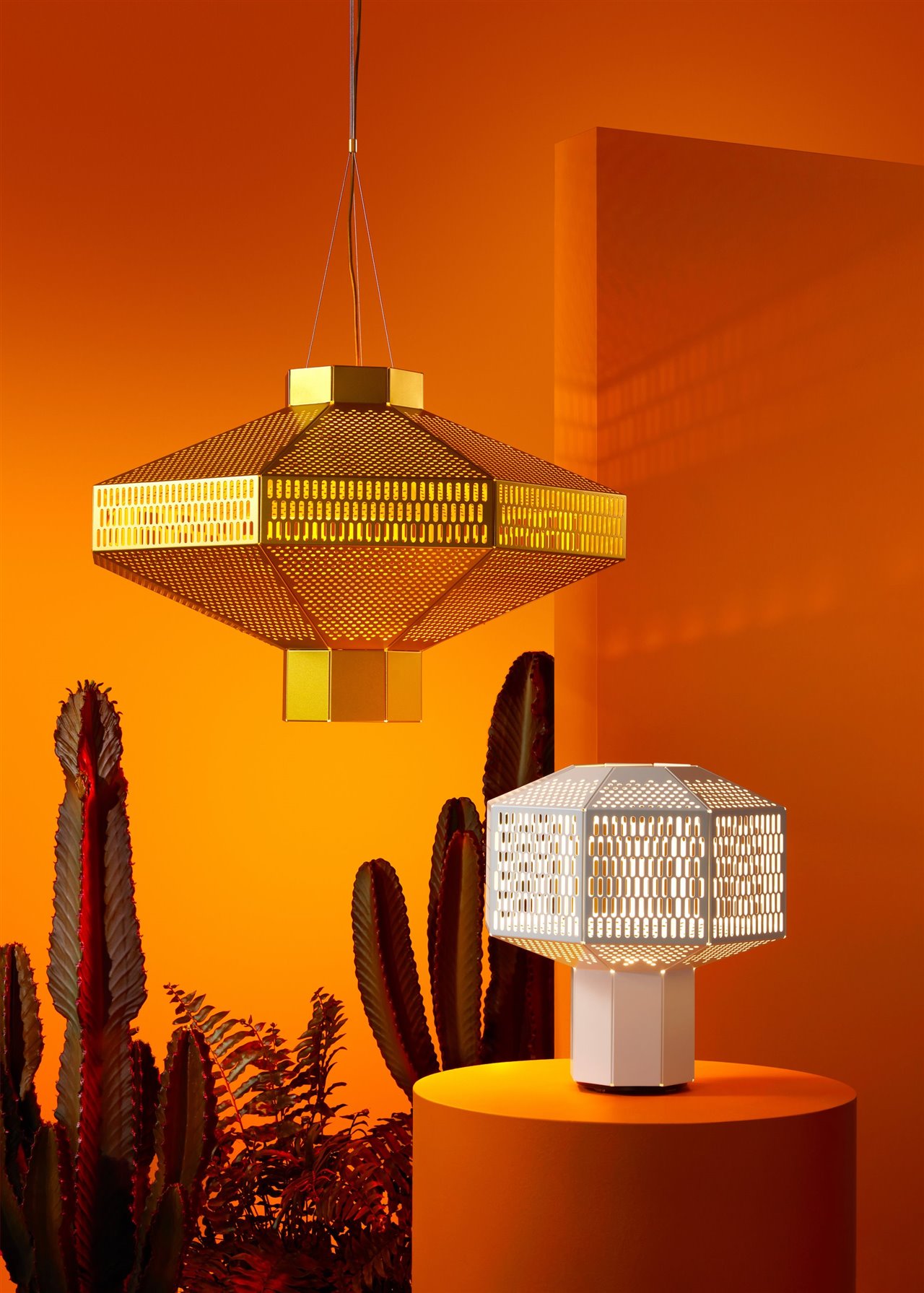 La nueva línea de luminarias transporta a los silenciosos desiertos y sabores característicos de Marruecos.