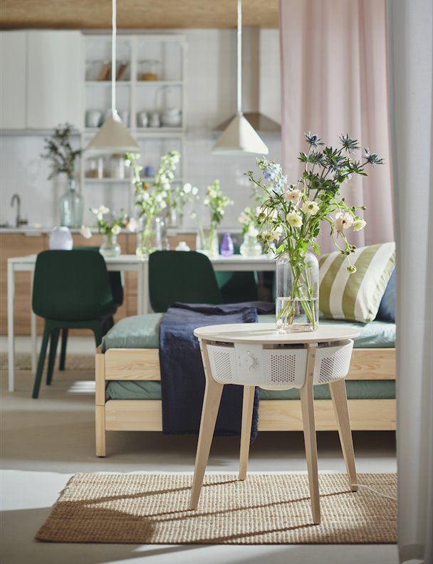 Esta mesa de Ikea no solo es una mesa, también purifica el aire de tu casa