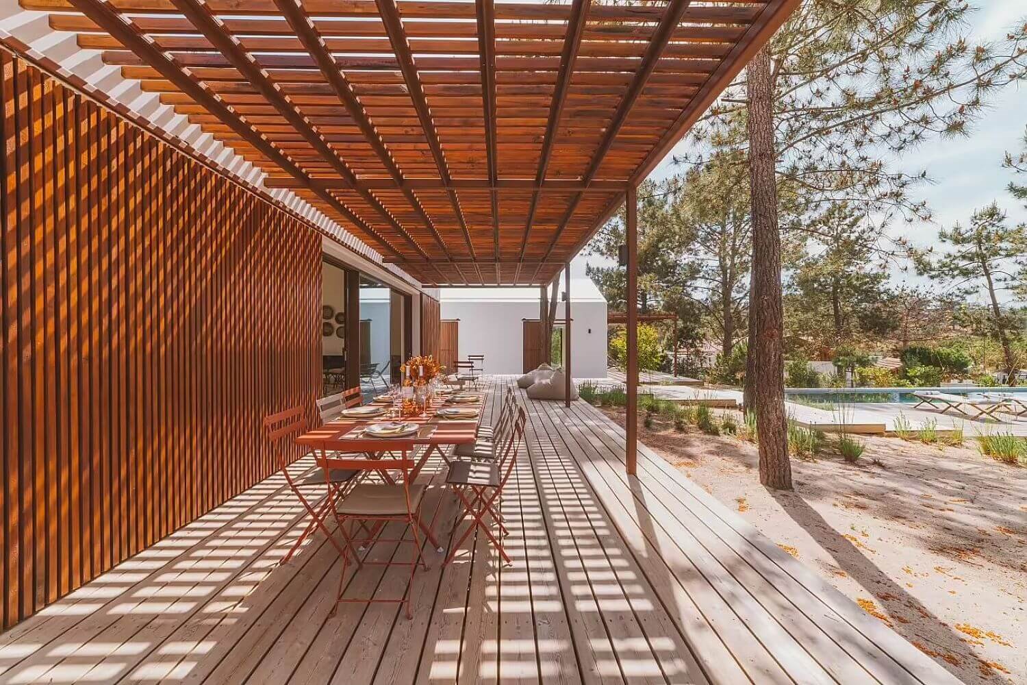 Casa Ananda comedor exterior