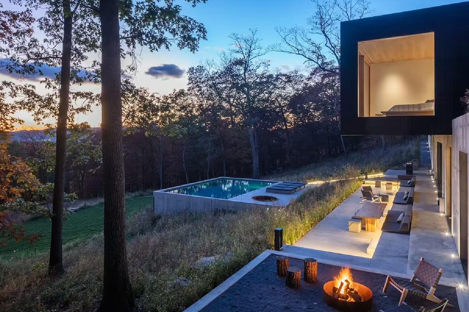 Casa Cold Spring exterior piscina