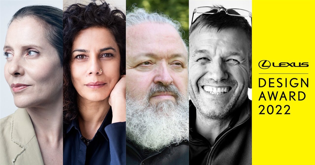 Los miembros del jurado Paola Antonelli, Anupama Kundoo, Bruce Mau y Simon Humphries. 
