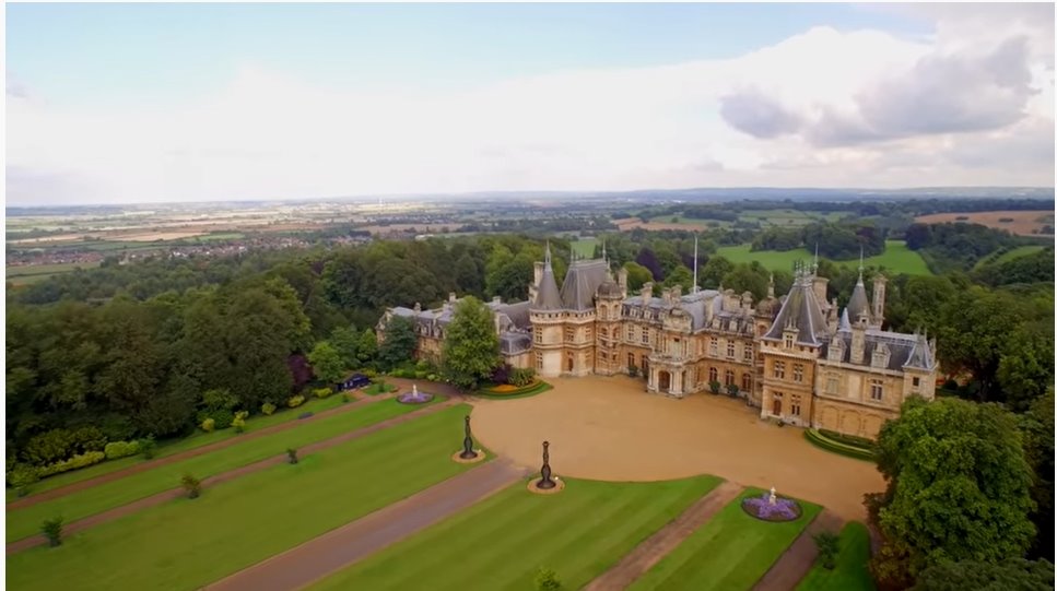 Castillo Waddesdon Manor de la nueva película Cenicienta