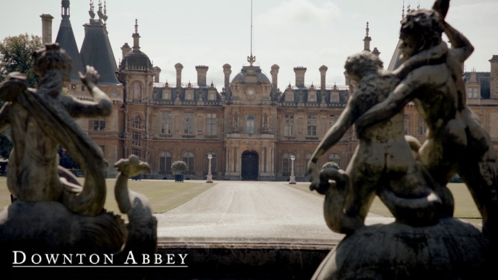 Castillo Waddesdon Manor en la serie Downton Abbey