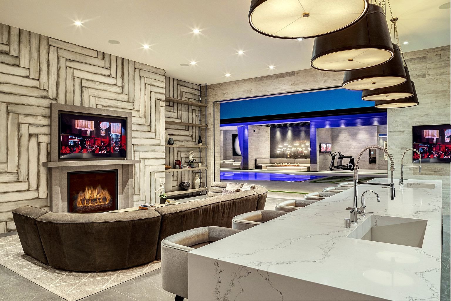 Casa Kylie Jenner en Holmby Hills cocina
