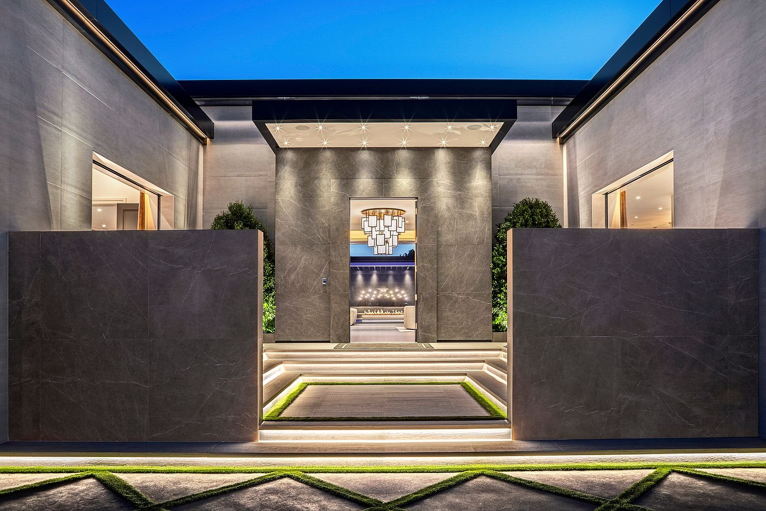 Casa Kylie Jenner en Holmby Hills entrada