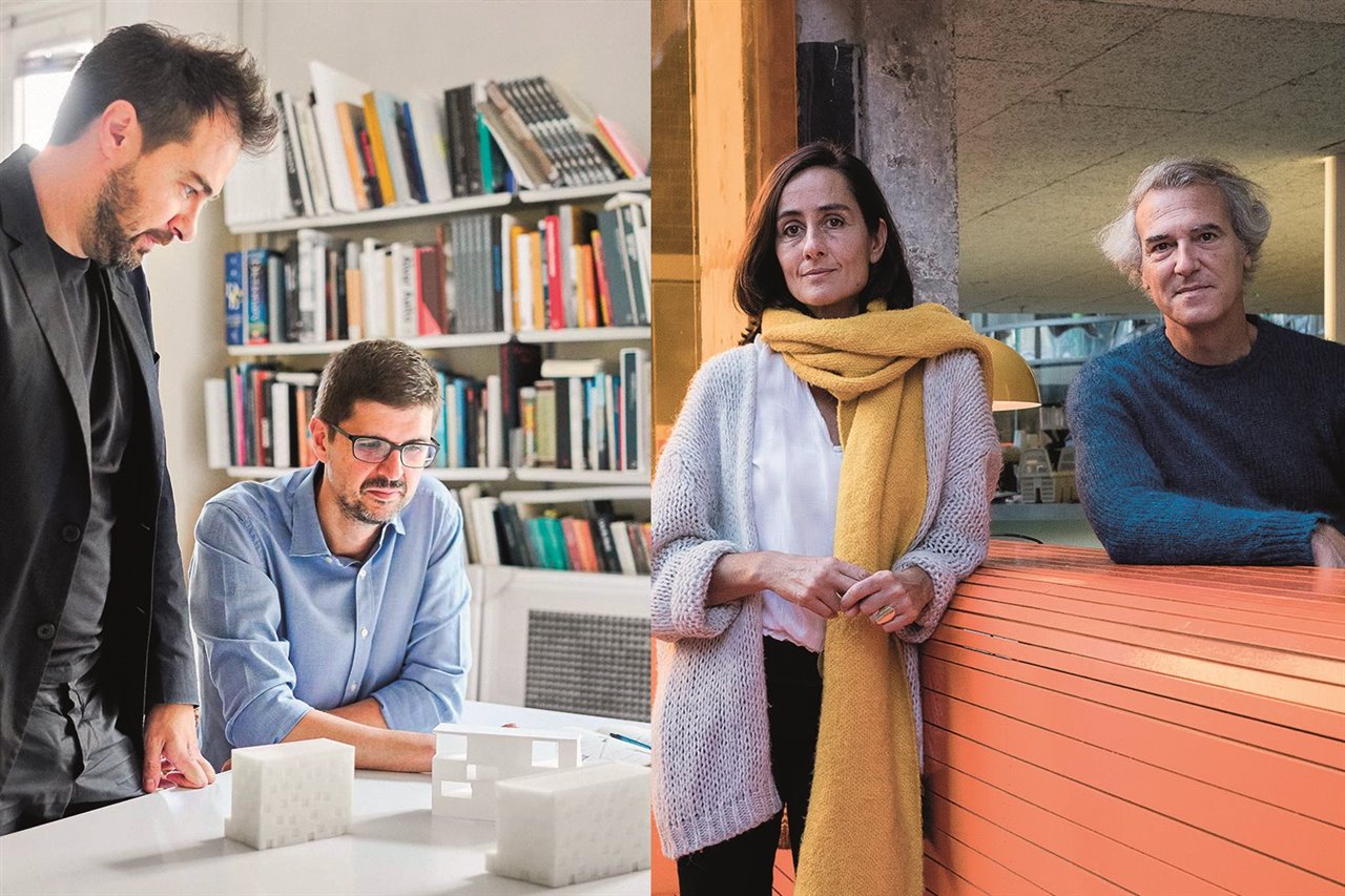Barozzi Veiga –izquierda– y Selgascano, los estudios españoles que han participado en el proyecto Design District.