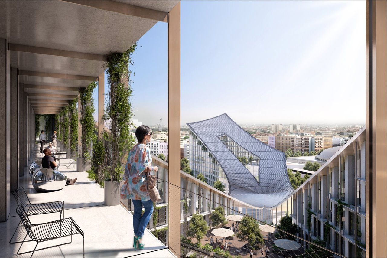 CityLife ya ha obtenido la precertificación LEED Platino y aspira a conseguir la certificación Gold WELL por sus estándares de salud y bienestar.