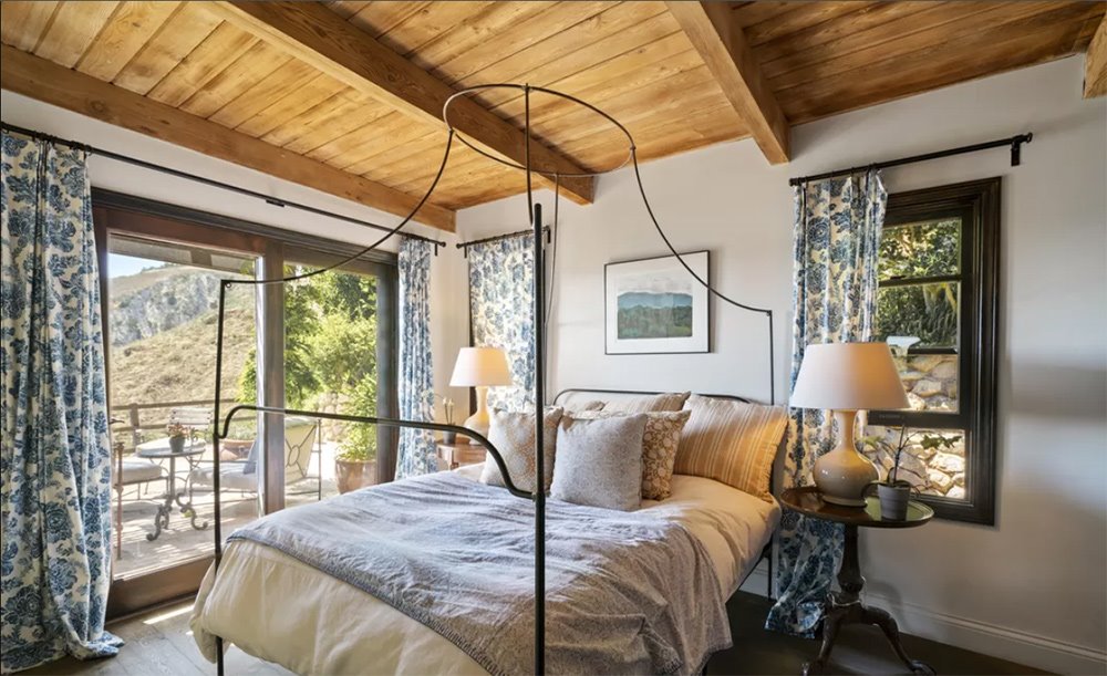 Casa de la actriz Brie Larson en Malibu dormitorio