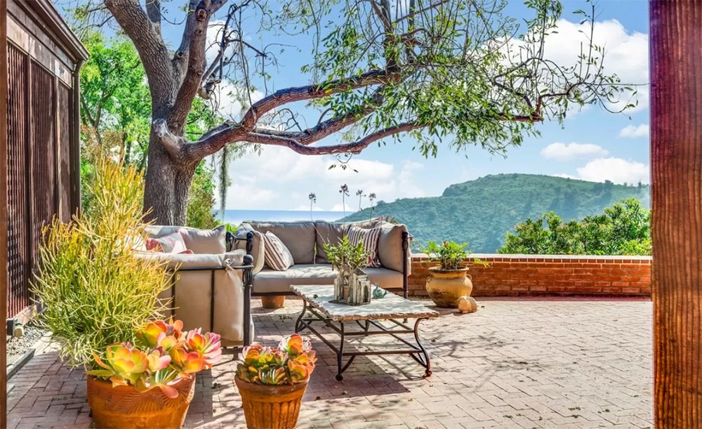 Casa de la actriz Brie Larson en Malibu terraza