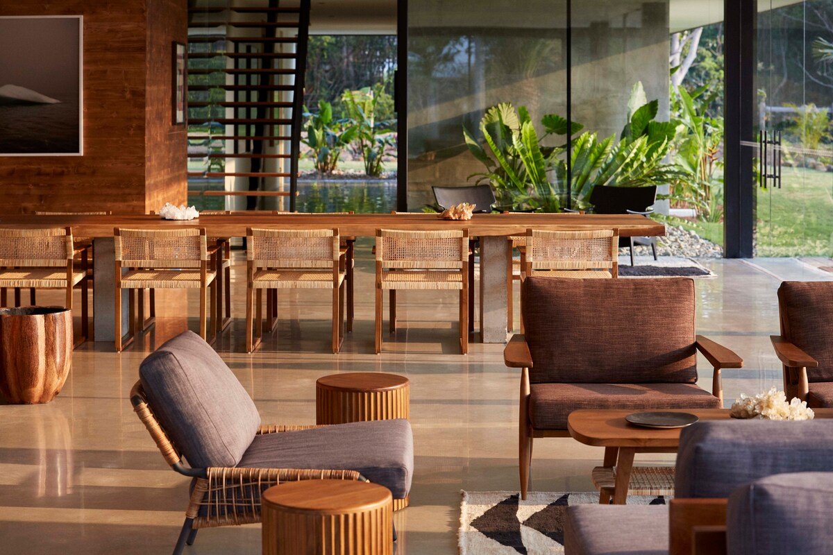 Casa de la serie Nine Perfect Strangers en alquiler salón