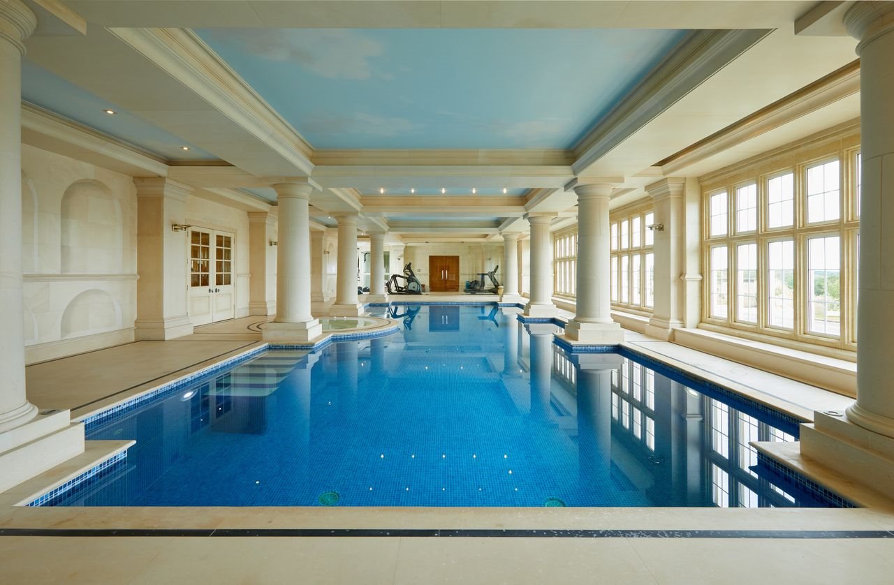 Casa del cantante Robbie Williams piscina