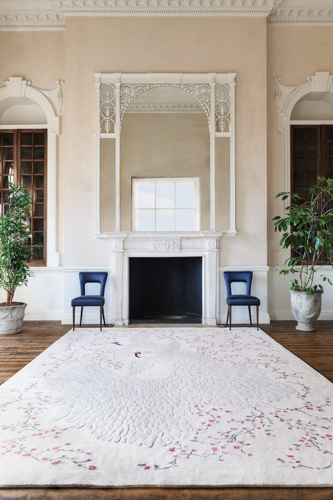 Detalles decorativos que aportan lujo gran alfombra