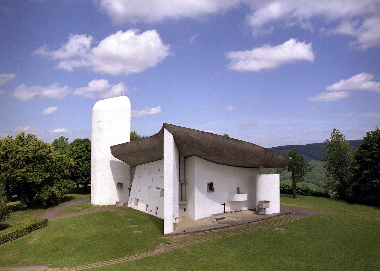Le Cobusier Capilla de Notre Dame du Haut en Ronchamp