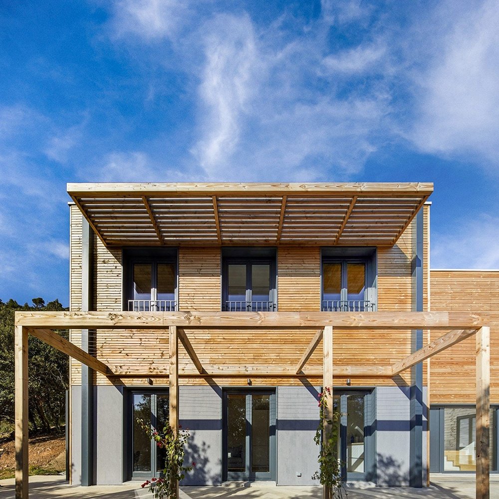  Casa industrializada de madera en Matadepera, Barcelona, de Arquima.