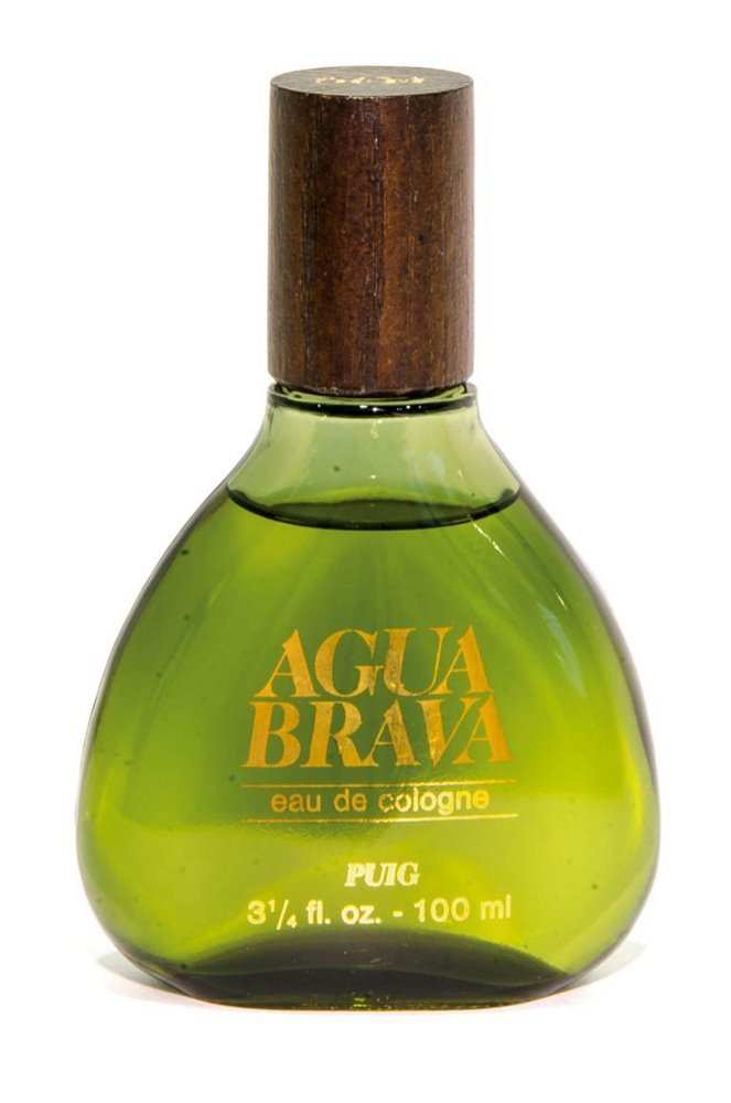 Envase para la eau de cologne Agua Brava, Puig, 1968.