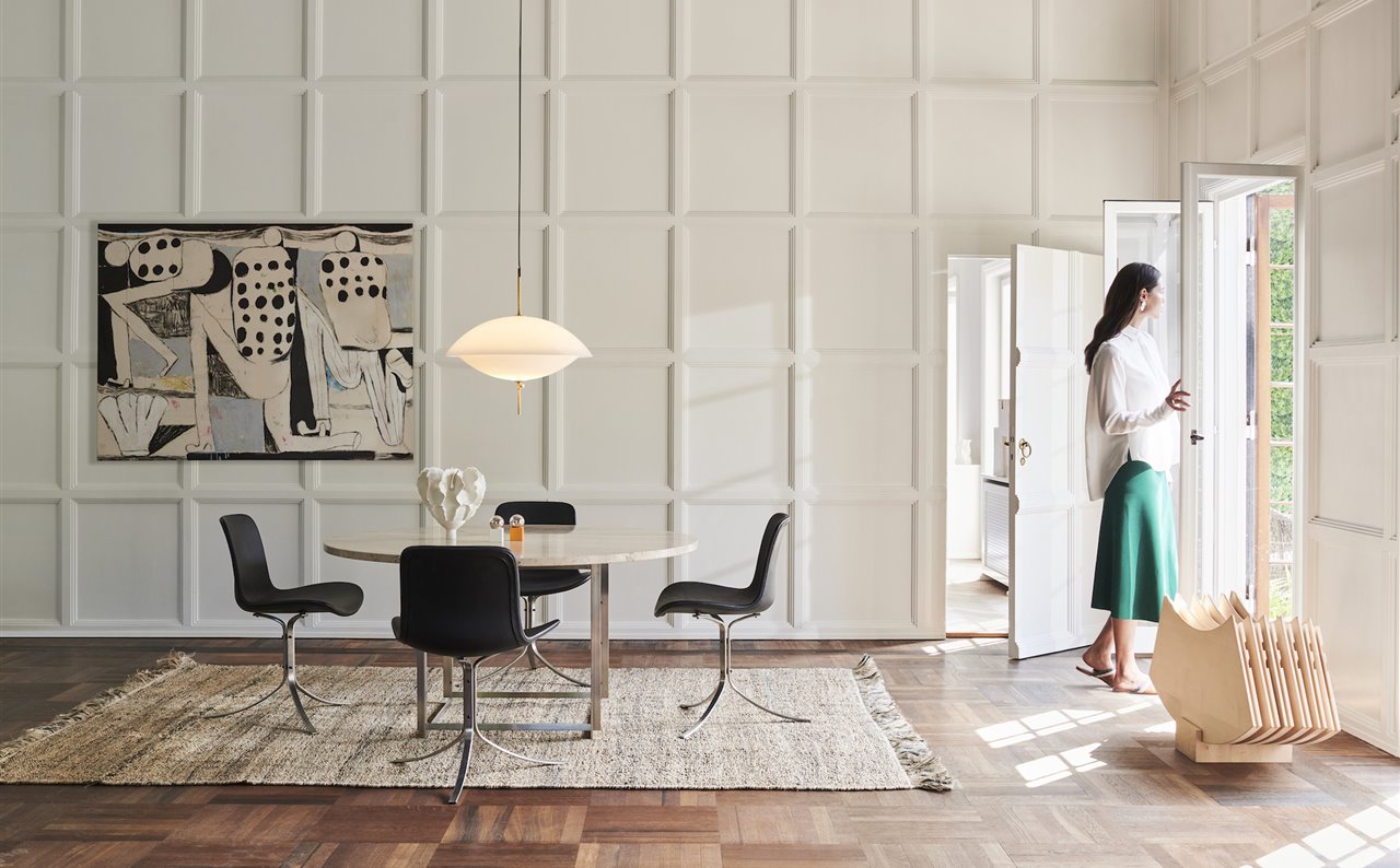 La lámpara The Clamp, de Ahm & Lund para Fritz Hansen. 