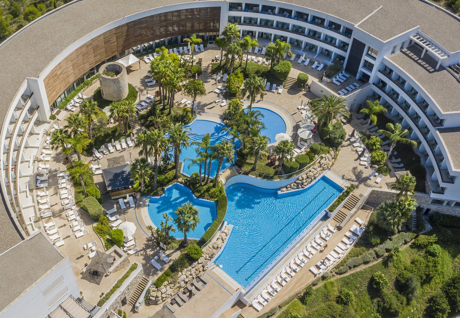 Hotel Dolce Sitges vista aérea