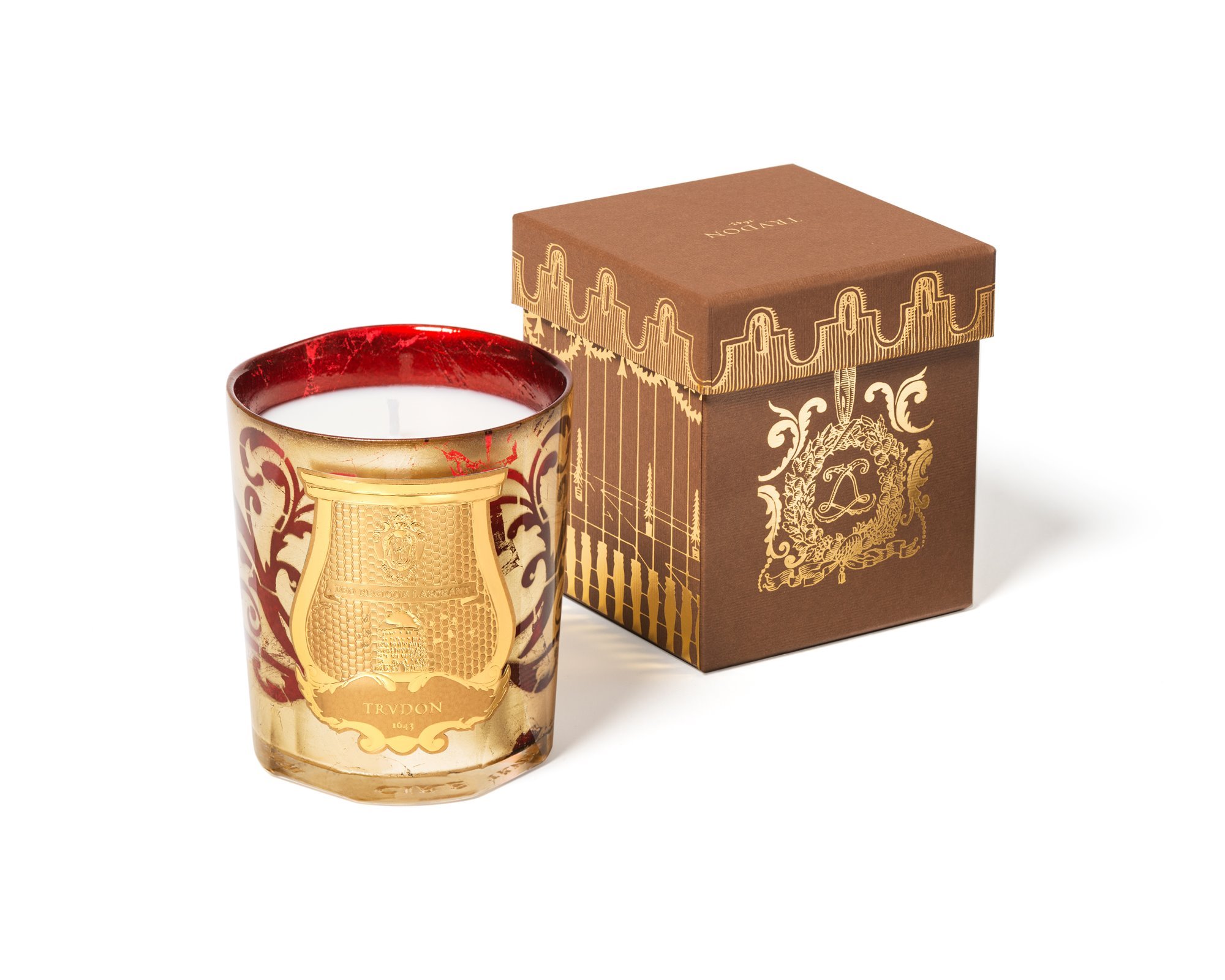 velas TRUDON CHRISTMAS 2021 - 270g RED - FACE SIGLE