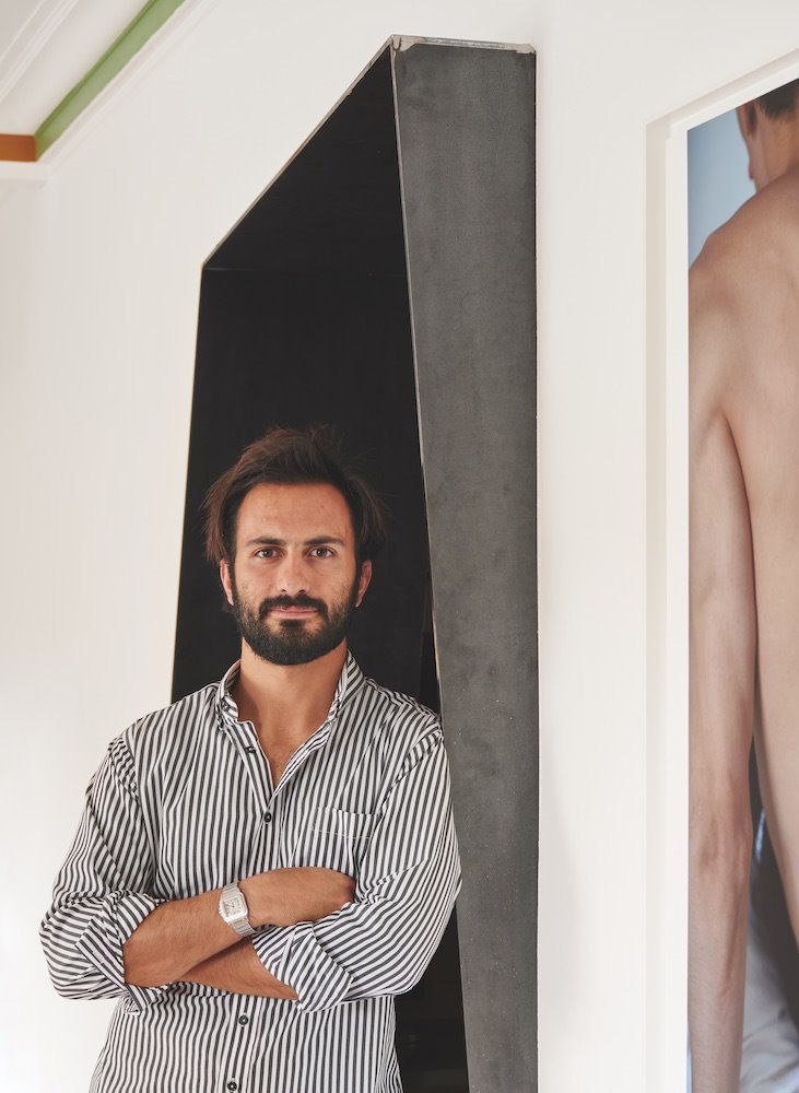 Casa del interiorista Juan Moreno en Barcelona retrato