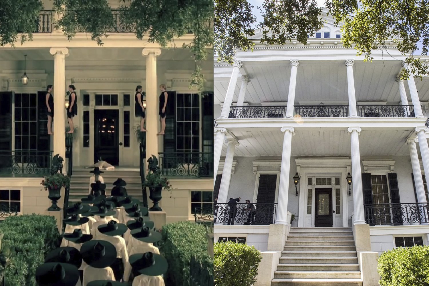 Buckner Mansion como la Academia de Miss Robichaux en la serie American Horror Story Coven