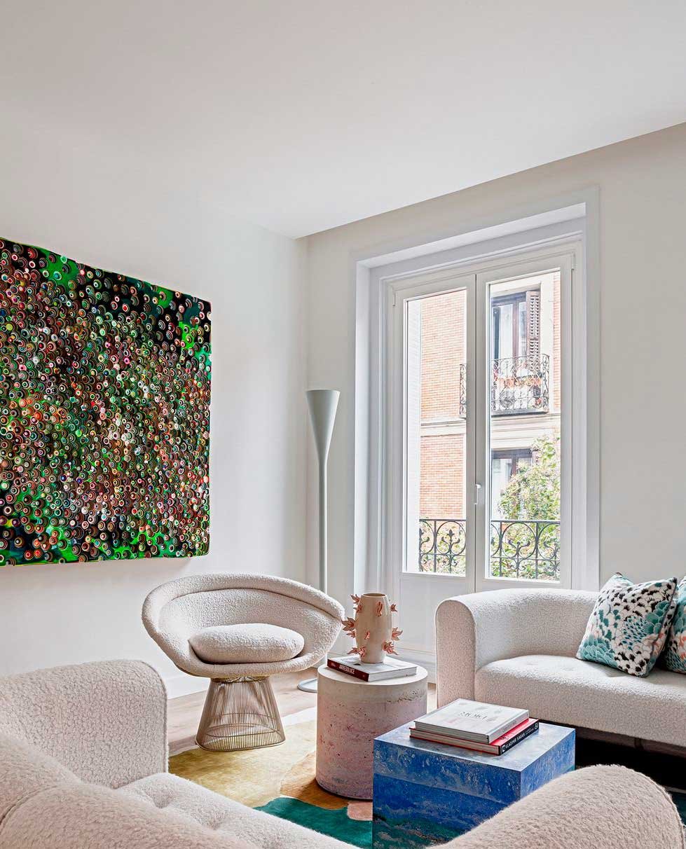 Apartamento en Madrid con interiorismo de Bruno Lavedan. 