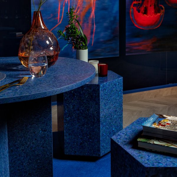 Residuos de plástico convertidos en muebles de diseño