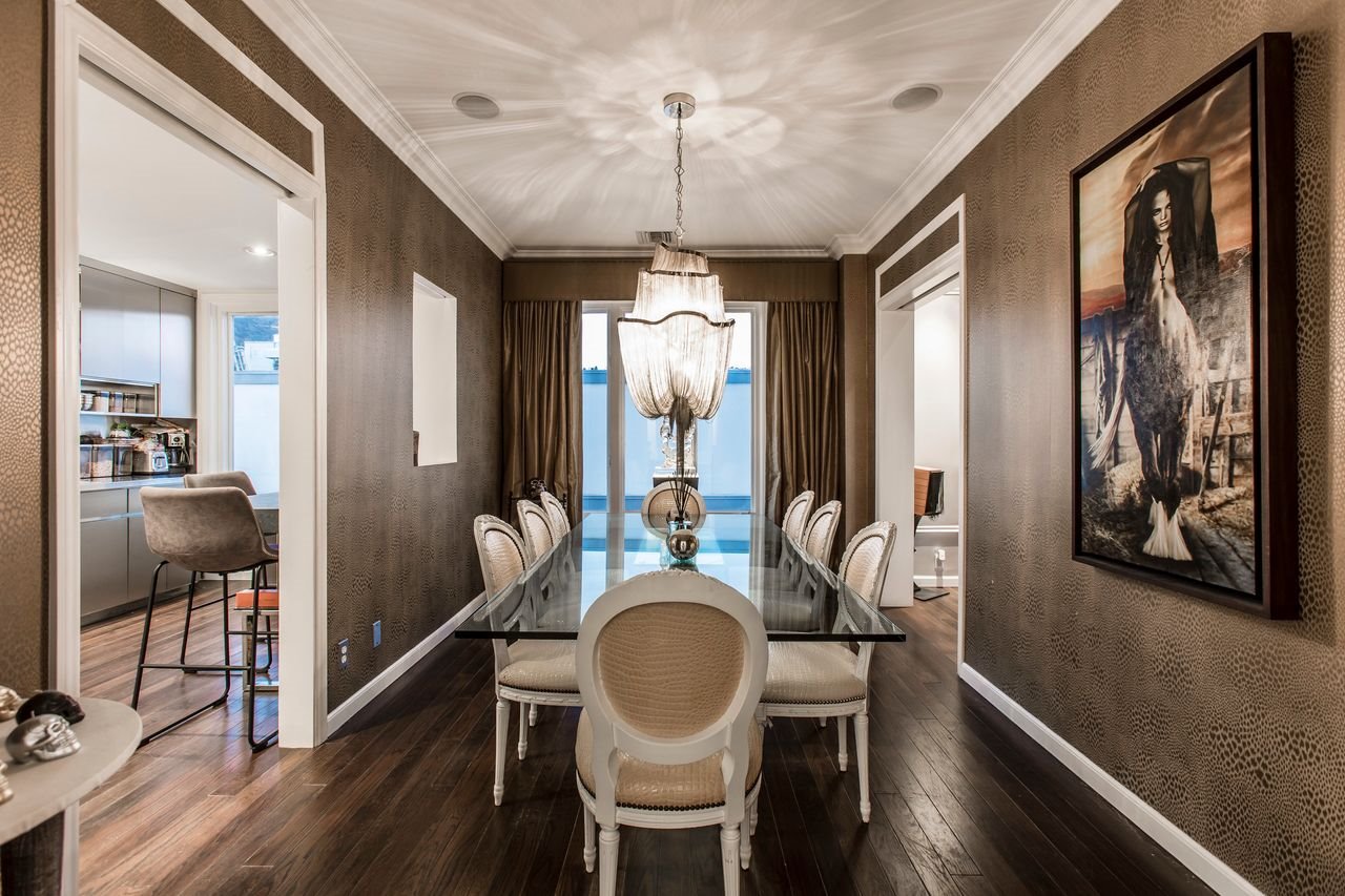 Apartamento en el que vivió Marilyn Monroe en West Hollywood comedor