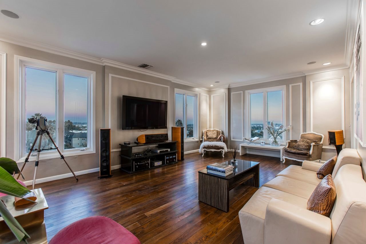 Apartamento en el que vivió Marilyn Monroe en West Hollywood salón