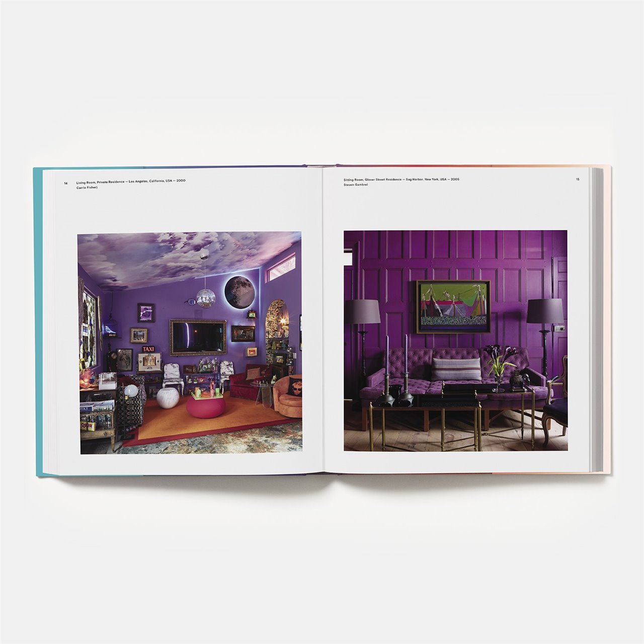 Interior del libro "El color en el diseño de interior" de Phaidon