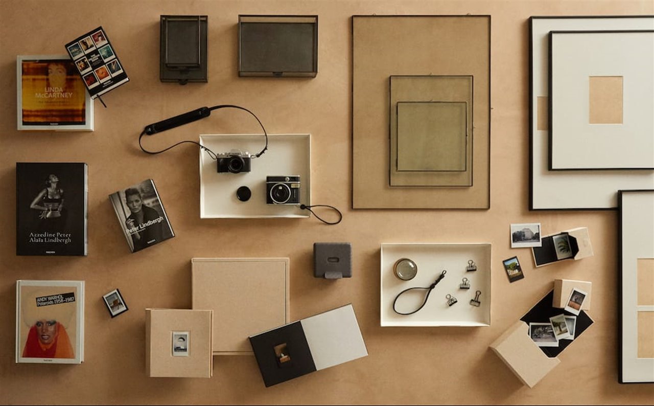 La nueva colección especial de Zara Home incluye artículos para revelar fotografías instantáneas y otros para exponerlas en casa.