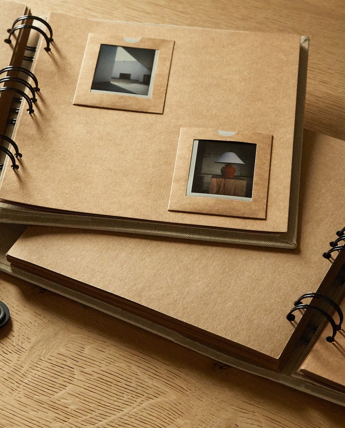 Los álbumes de fotos incluyen espacios para que puedas guardar las pequeñas fotografías y grandes espacios para que puedas escribir o decorar la hoja.