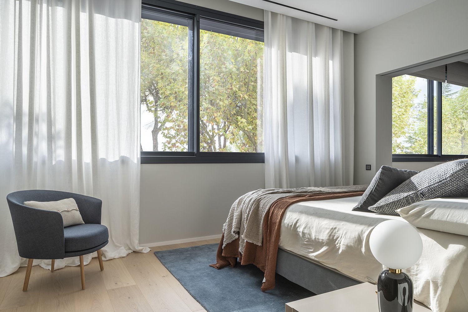 casa sant just Meritxell Ribe dormitorio