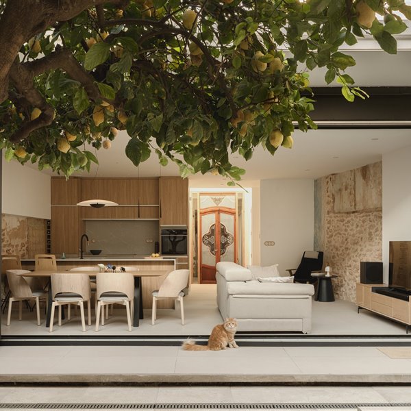 Esta casa contemporánea muestra sus cicatrices con orgullo