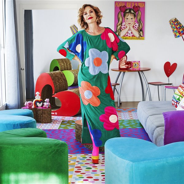 Ágatha Ruiz de la Prada decora así un apartamento de Airbnb (y tú puedes ser su huésped)